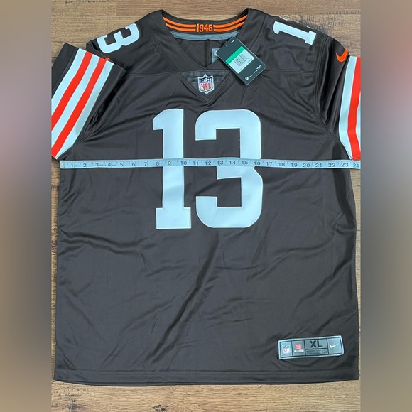 Nike Cleveland Browns Odell Beckham Stitched Jersey Brown size us mens XL & XXL - Picture 2 of 16